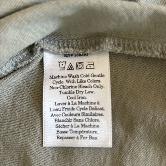 Everlane Organic Cotton Olive Green Polo Shirtdress with White Collar Size Small - Picture 9 of 11